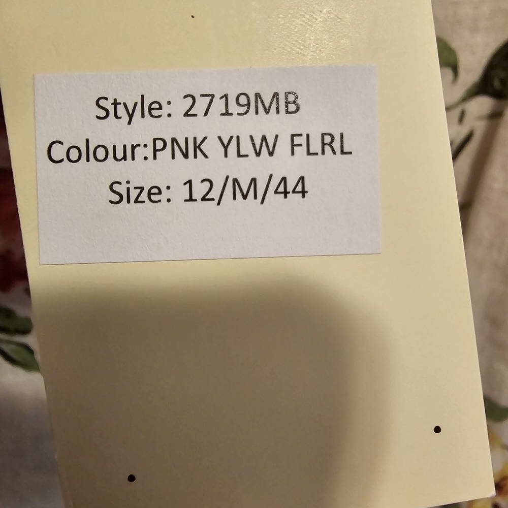 NWT Elegant Floral Sleeveless Midi Dress - Picture 3 of 10